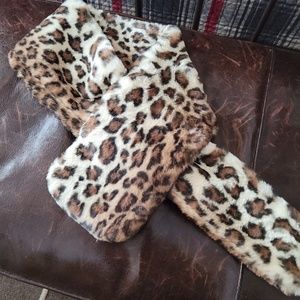 CAbi Bundle Up scarf, animal print